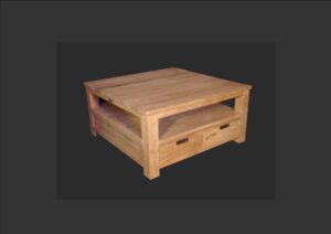 salontafel teak met laden