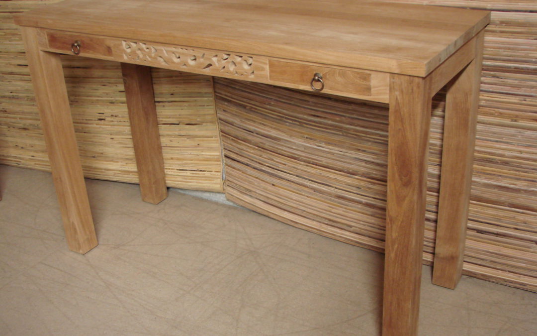Console met carving