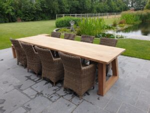 teak tuintafel