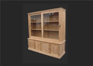 boekenkast met schuifdeuren