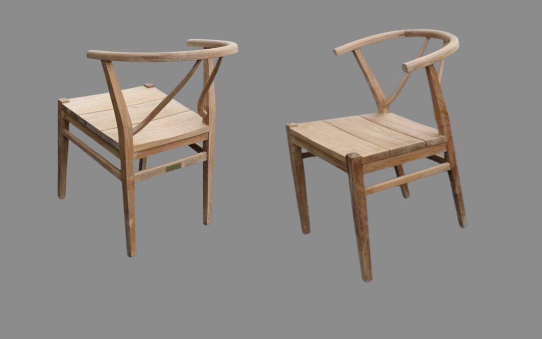 W chair kayu art 7177