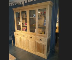 vitrinekast winkelkast kast meubelen West-Vlaanderen teak