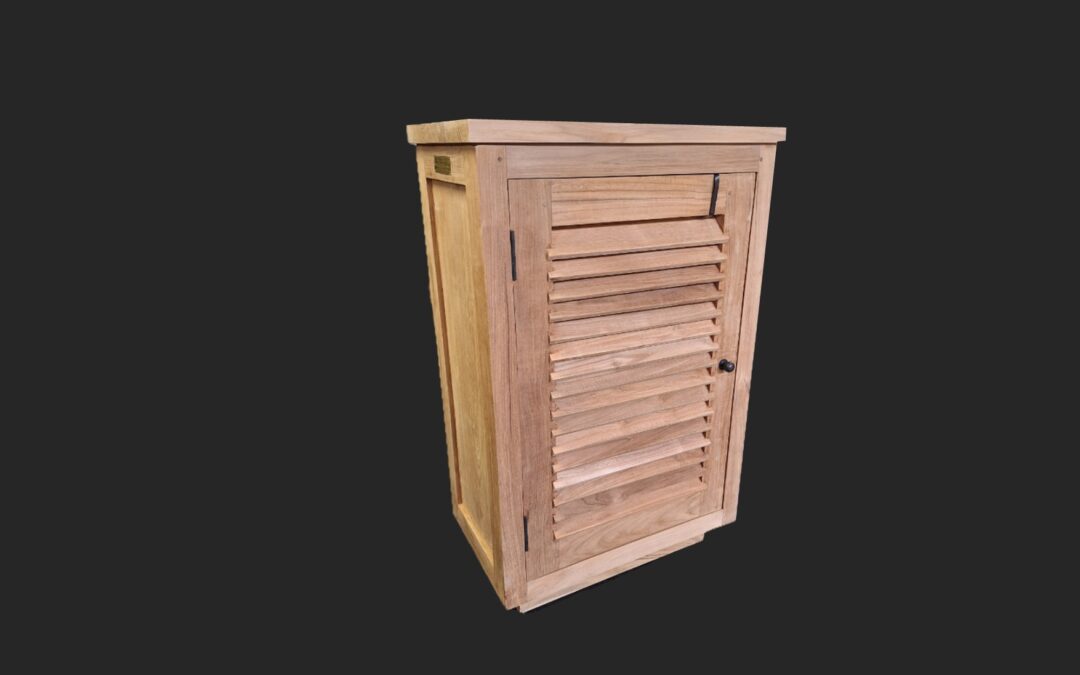 Toiletkast met louvredeur  art 7704