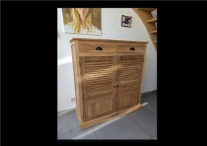 badkamerkast teak wandkast bureaukast