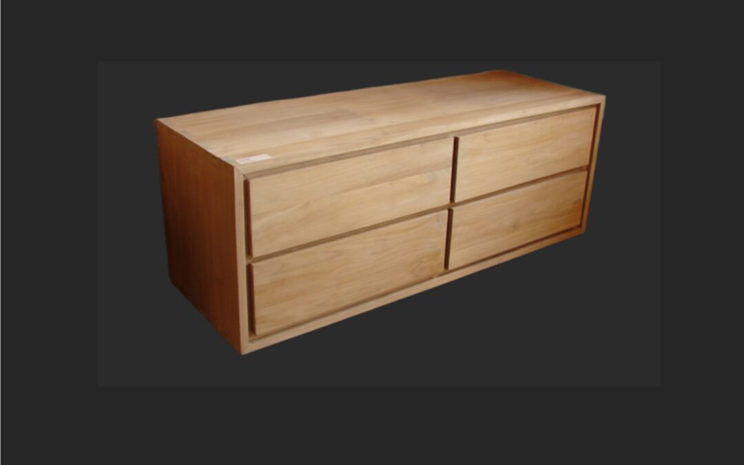 lavabohangkast met laden softclose