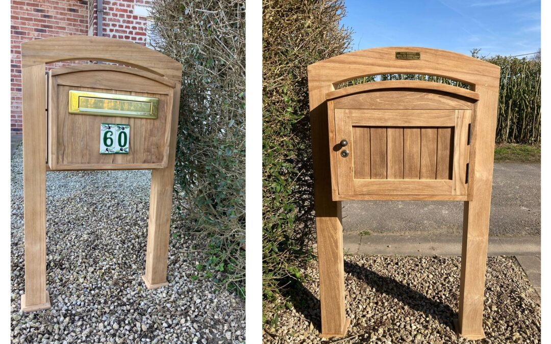 Brievenbus Half round