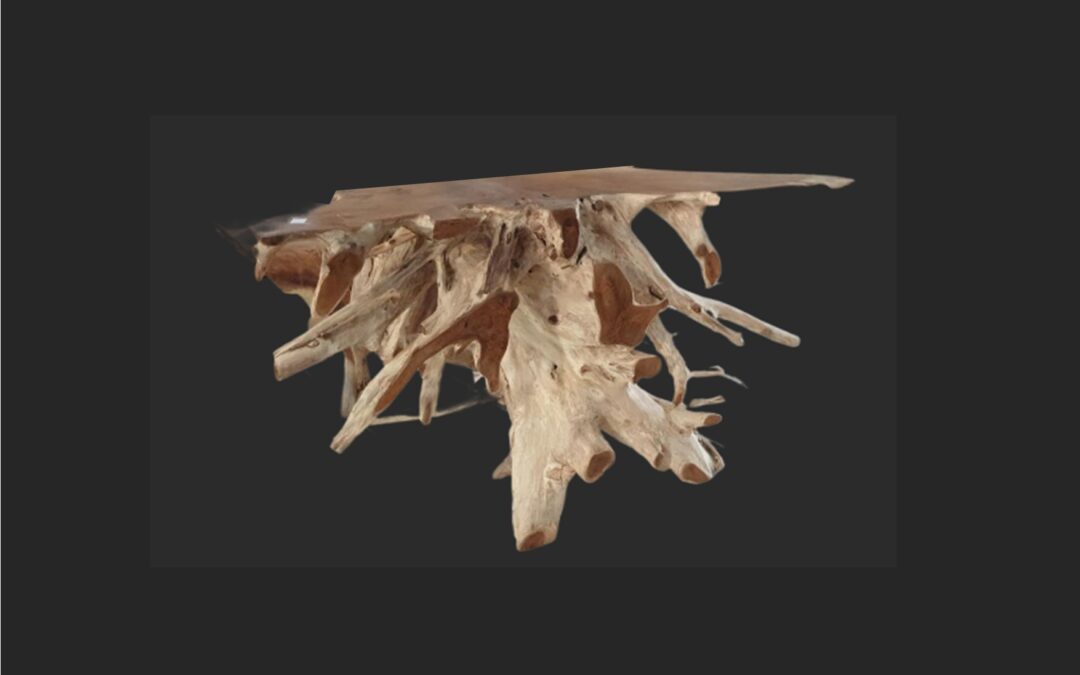 Wandconsole wortelteak