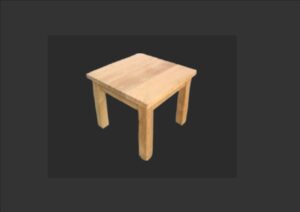 salontafel teak bijzettafel