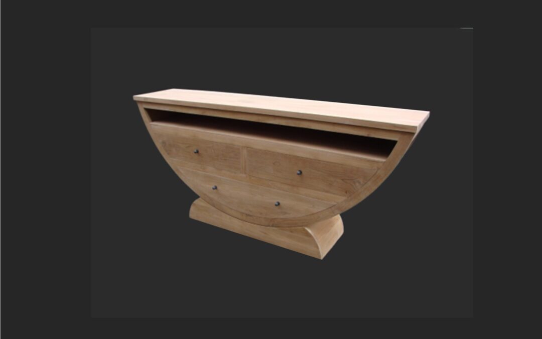 TV kast half round art 2892