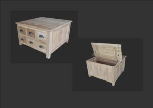 salontafel met opbergbox