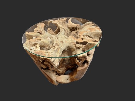 Ronde erosi salon of bijzettafel