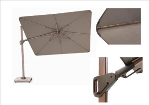 zweefparasol platinum