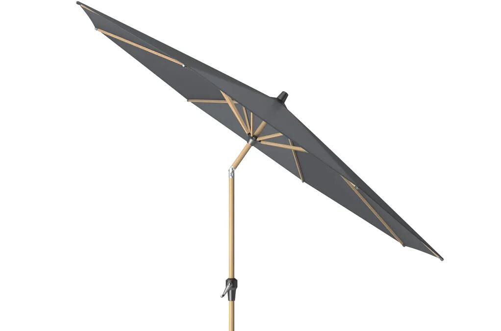 Riva diameter 2,5m aluminiumframe teakkleur