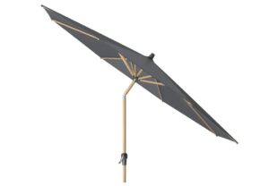 parasol aluminium platinum