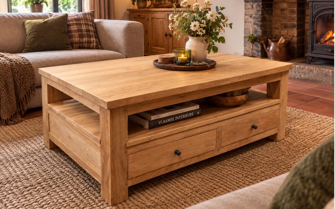 Salontafel met laden art 7853